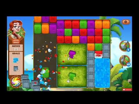 Lost Island Blast Adventure Level 1641 NO BOOSTERS - A S GAMING ✔