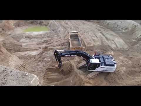 HİDROMEK HMK 390 LCHD KUM OCAĞINDA