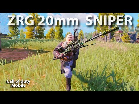 ZRG 20mm Sniper gameplay | COD mobile ZRG 20mm Sniper LOADOUT