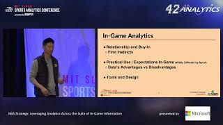 SSAC22: NBA Strategy: Leveraging Analytics on In-Game Information Presented by Microsoft