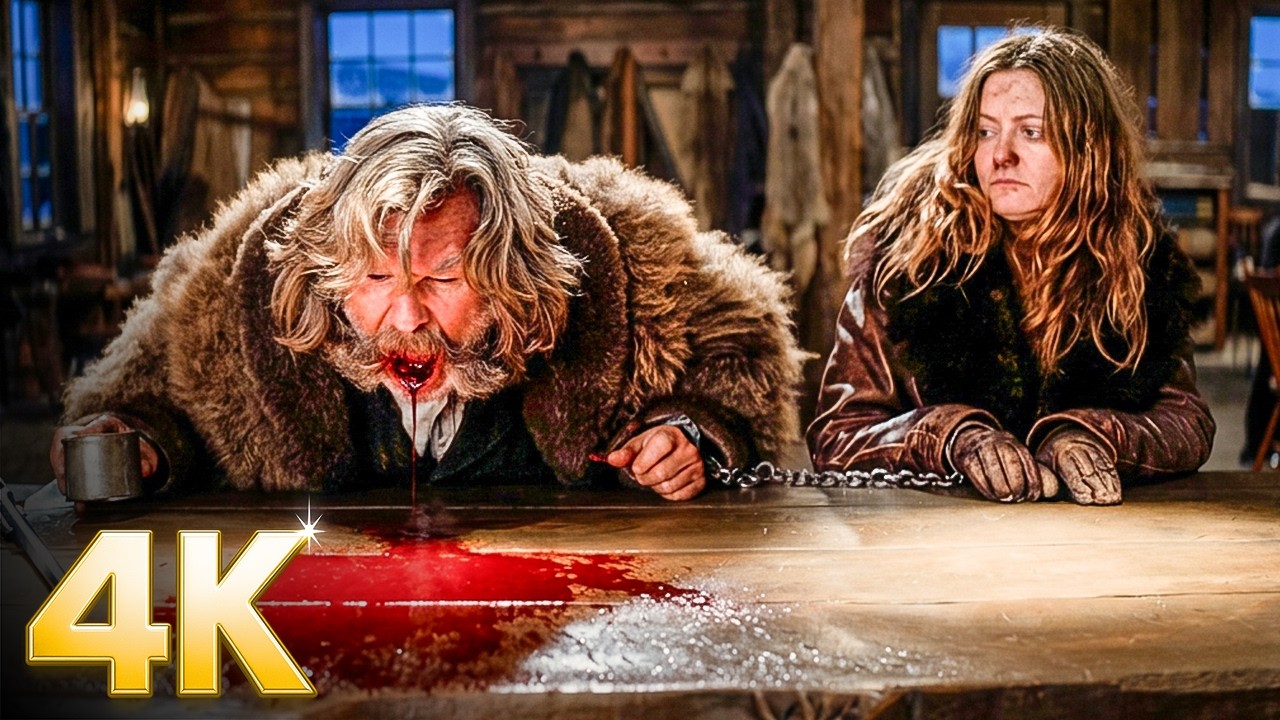 The Poisoned Coffee, Ruth’s Horrifying Death | The Hateful Eight | CLIP ⚡ 4K