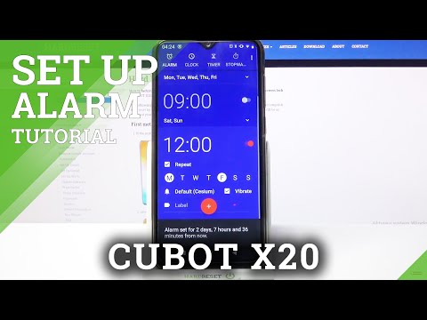 How to Manage Alarm Clock Options on CUBOT X20 – Customize Alarm