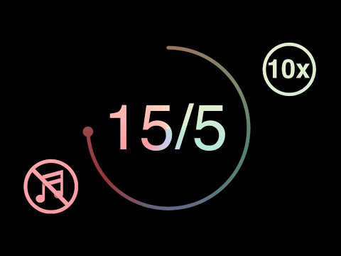 15/5 - 15 Minute Timer - 5 Minute Break - Pomodoro Countdown Timer