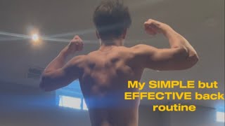 Simple but effective back routine to GROW your back
