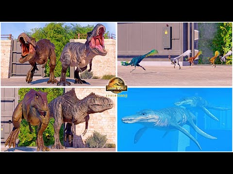 All 102 Dinosaurs & Species Max Eggs Release Animations 🦖 Jurassic World Evolution 2 San Albertus