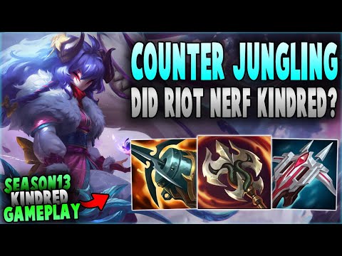 Did Riot "Nerf" Kindred With Theses Counter Jungling Changes? (Season 13 Kindred Gameplay)