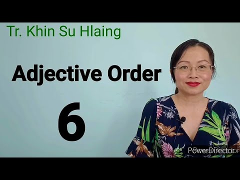 Adjective Order 6