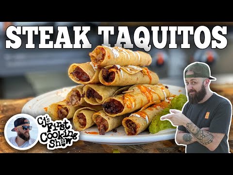 Steak Fajita Taquitos for the Big Game | Blackstone Griddles