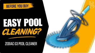 Zodiac G3 Pool Cleaner Review | Suction-Side Inground Pool Vacuum Test