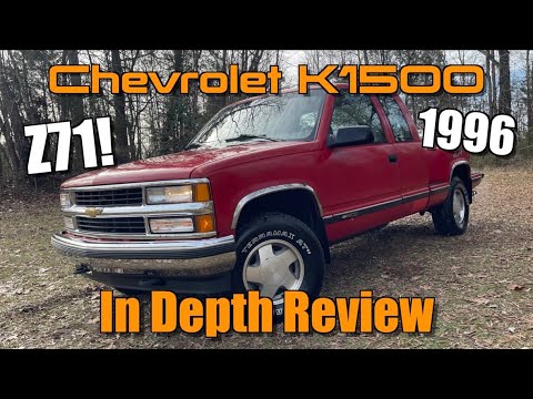 1996 Chevrolet K1500 Z71 Silverado: Start Up, Test Drive & In Depth Review
