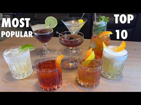 TOP 10 Most Popular Cocktails in the WORLD!