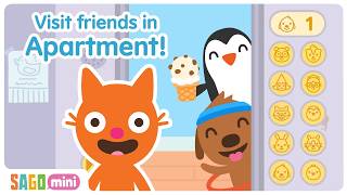 Visit Friends with Jinja! | Sago Mini World | Play Along Video for Kids