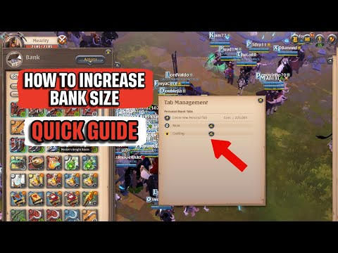 How to Increase Bank Size / Stash Space in Albion Online Quick Guide