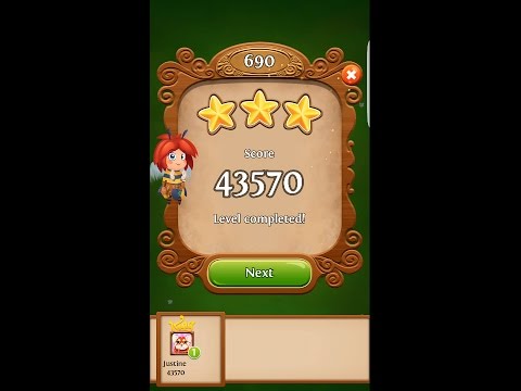 Blossom Blast Saga Level 690