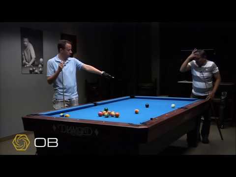 Efren Reyes showing Shane van Boening a new pool lesson with a chat.
