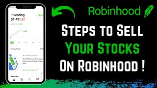 How To Sell Your Stocks on Robinhood - Quick Tutorial
