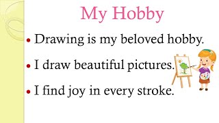 Essay on My Hobby (drawing) | 20 Lines on My Hobby #easytolearnandwrite #essay #myhobby #drawing#art