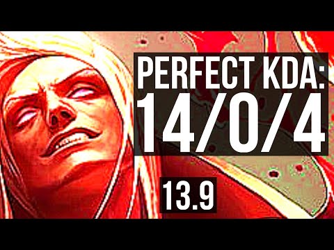 VLADIMIR vs LISSANDRA (MID) | 14/0/4, Legendary, 400+ games | KR Grandmaster | 13.9