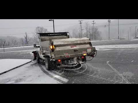 01-16-2021 Virginia Border / Princeton,  West Virginia - Wintry Scenes near Courthouse & I77 Area