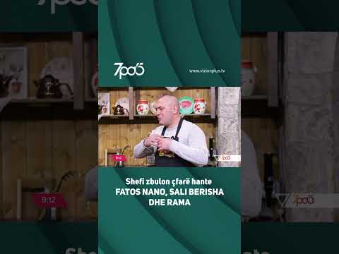 Shefi zbulon çfarë hante FATOS NANO, SALI BERISHA DHE RAMA - 7pa5