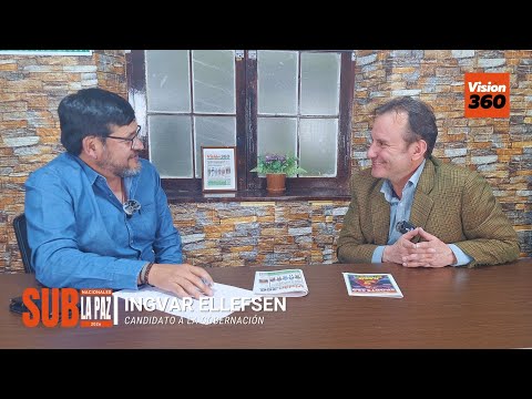 Igvar Ellefsen, candidato a la Gobernación por Somos La Paz