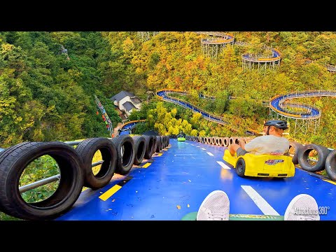 CRAZY Gravity Go-Kart Down the Mountain – NO ENGINE! 100x Better Than Any Mountain Coaster!
