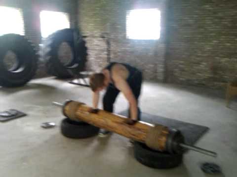 Jorrit de Jong - Fail 110kg (242 lbs.) Loglift