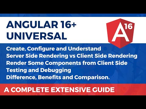 Angular 16 Server Side Rendering and Client Side Rendering - Angular Universal