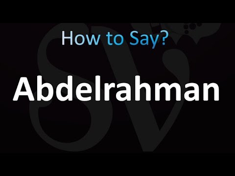 How to Pronounce Abdelrahman (correctly!)