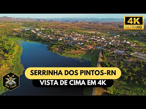 Serrinha dos Pintos vista de cima - Imagens aéreas em 4K