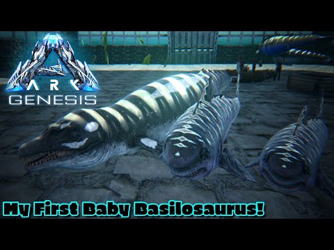 Taming And Breeding Up The X-Basilosaurus! Ark Genesis Part 10