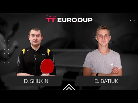18:25 Dmytro Shukin - Dmytro Batiuk 13.12.2023 TT Euro.Cup  Ukraine Master. TABLE 3