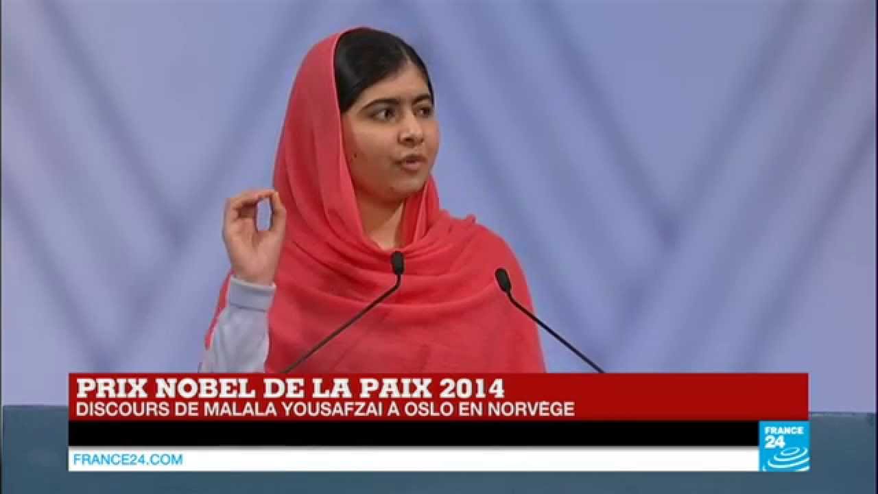REPLAY - Revoir le discours de Malala Yousafzai pour le prix Nobel de la paix en intégralité