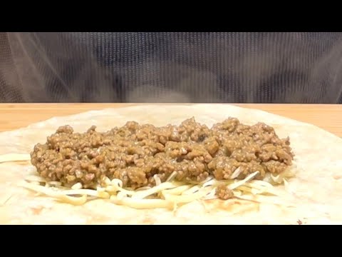 Best Green Chile Burrito You’ll Ever Taste! Hatch Green Chile, Ground Veal, Pork and Beef Burrito.