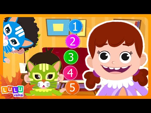 🥳 Penki Katinukai Šokinėja Linksmai 😻🐈 🌈 Geriausios Lietuviškos Dainelės Vaikams 🎶