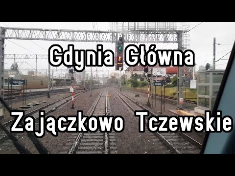 [ CabView ] Deszczowe Trójmiasto - Gdynia Główna - Zajączkowo Tczewskie  - Paprykowe Filmy