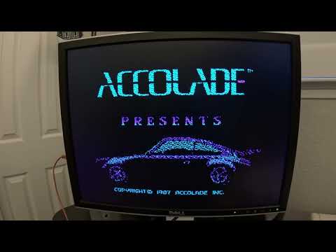 Tandy 1000EX Gaming: Test Drive