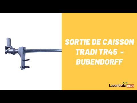 Sortie de caisson TRADI TR45 (Geiger) - Bubendorff