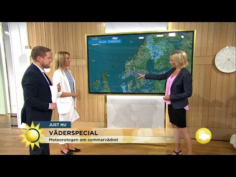 Väderspecial: Värmebölja i södra Sverige - Nyhetsmorgon (TV4)