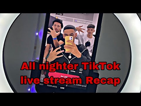 Craig Junior all nighter TikTok live stream - Recap