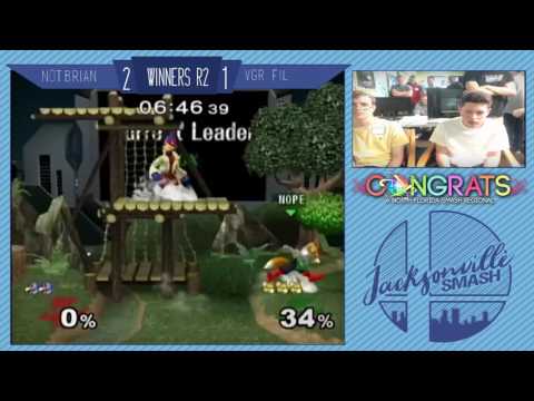 Jax Smash Weekly 3/16/17 - Impact(Falco) Vs nope(Fox) - Melee Winners R3