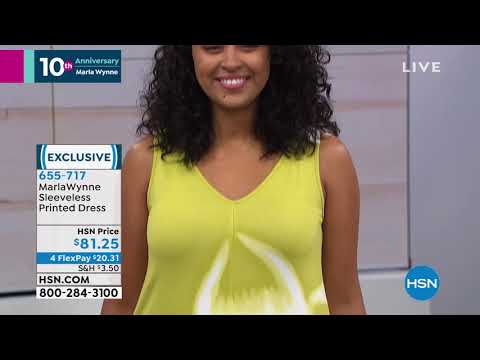 MarlaWynne Sleeveless Printed Dress