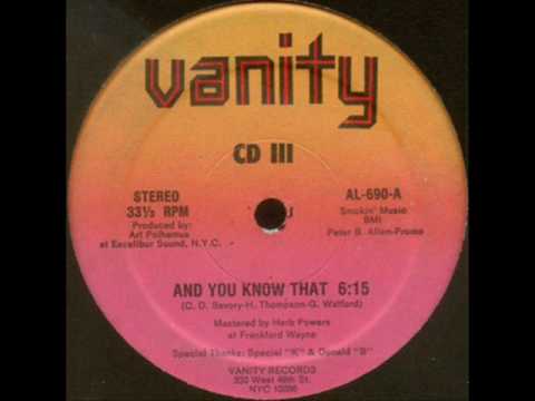 Cd III   And you know that