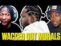 KENDRICK LAMAR WACCED OUT MURALS REACT COMPILATION