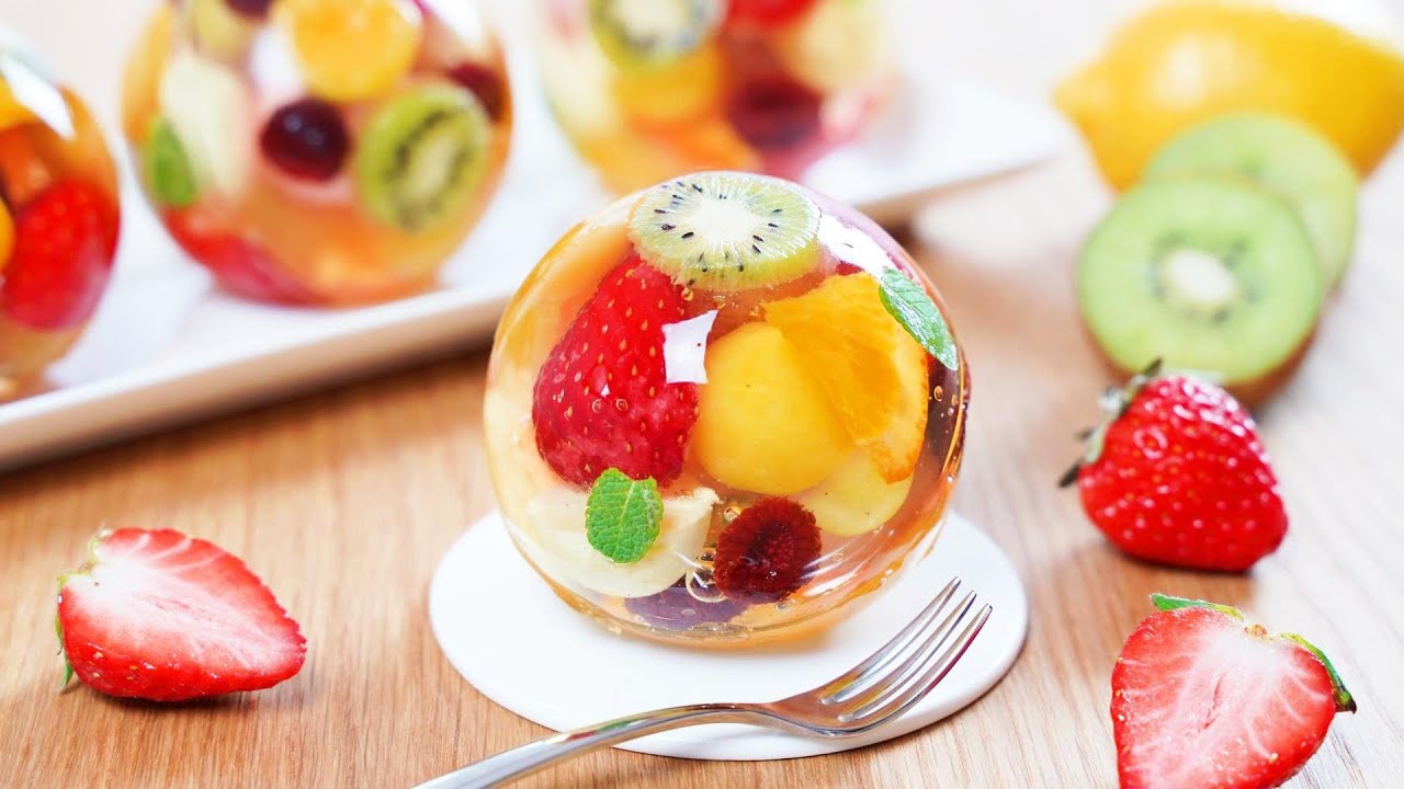 세상에 하나뿐인 과일 젤리 치즈케이크🍓🥝🍋 / The only fruit jelly cheesecake in the world. / Amazing cake / Cup measure