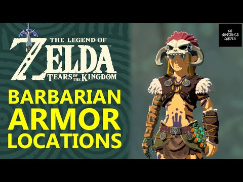 Barbarian Armor Locations in Zelda Tears of Kingdom - Attack Up Armor Set