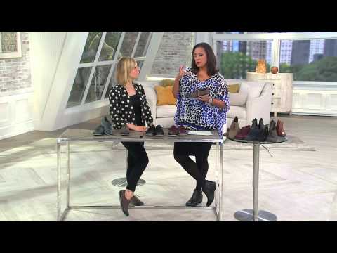 Clarks Leather Lace-up Sneakers - Lorry Grace with Leah Williams