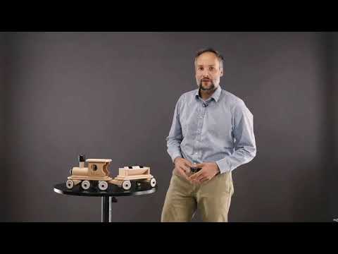 Dynamiko Holzspielzeug   Erfahre alles zu DYNAMIKO Holzrutscher Fred und zum Holzzug Lotte