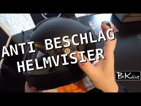 Anti beschlag Visier (Schuberth) einsetzen - Motorradhelm [pinlock Scheibe, anti fog, Helm, Visier]