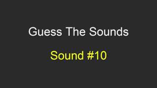 guess the sound game